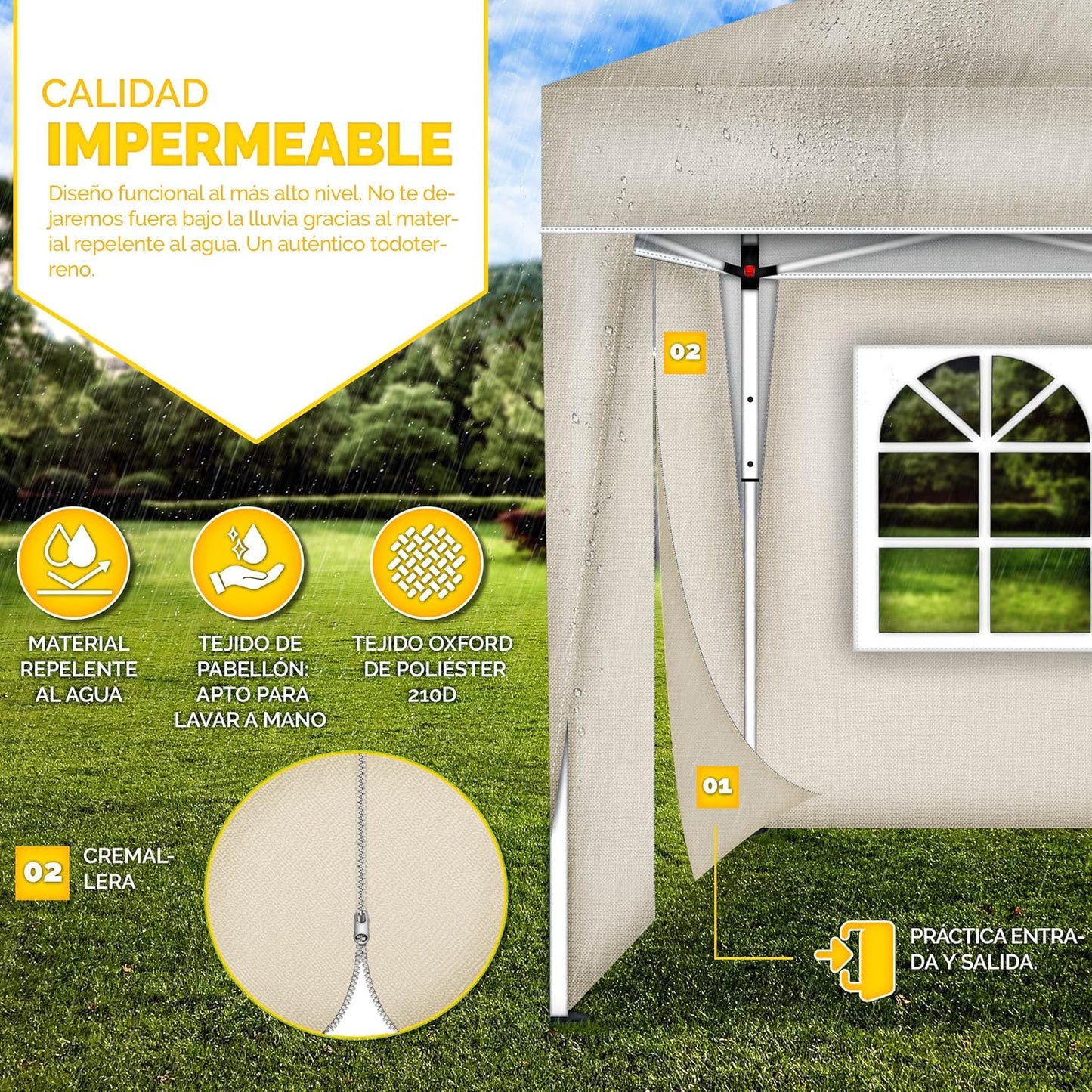 Gazebo Plegable 3x3m